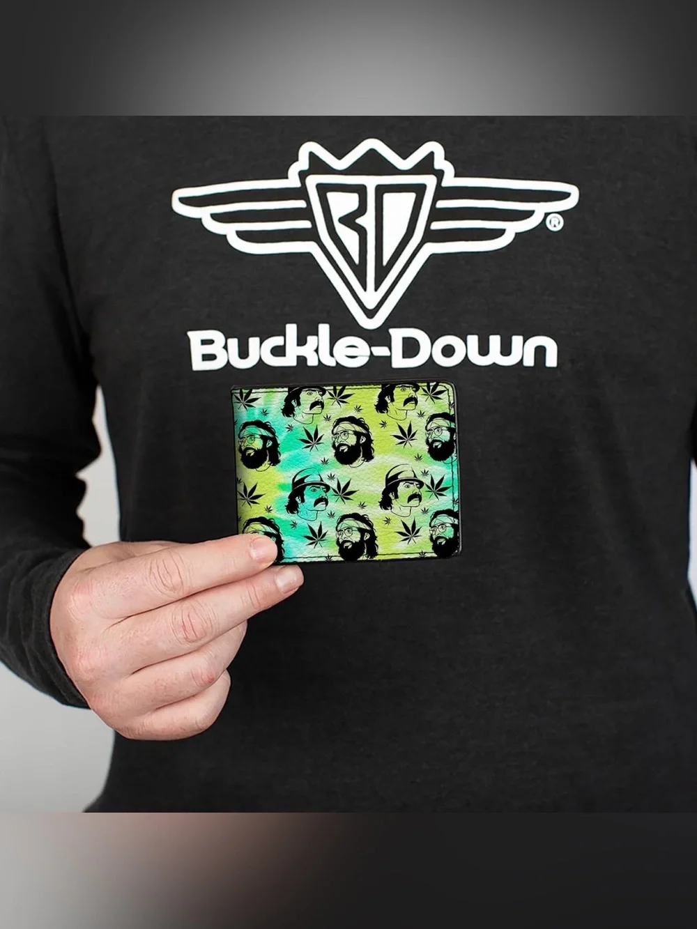 Buckle-Down Cheech & Chong Bifold Wallet for Men 🍃